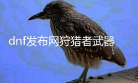 dnf发布网狩猎者武器选择指南